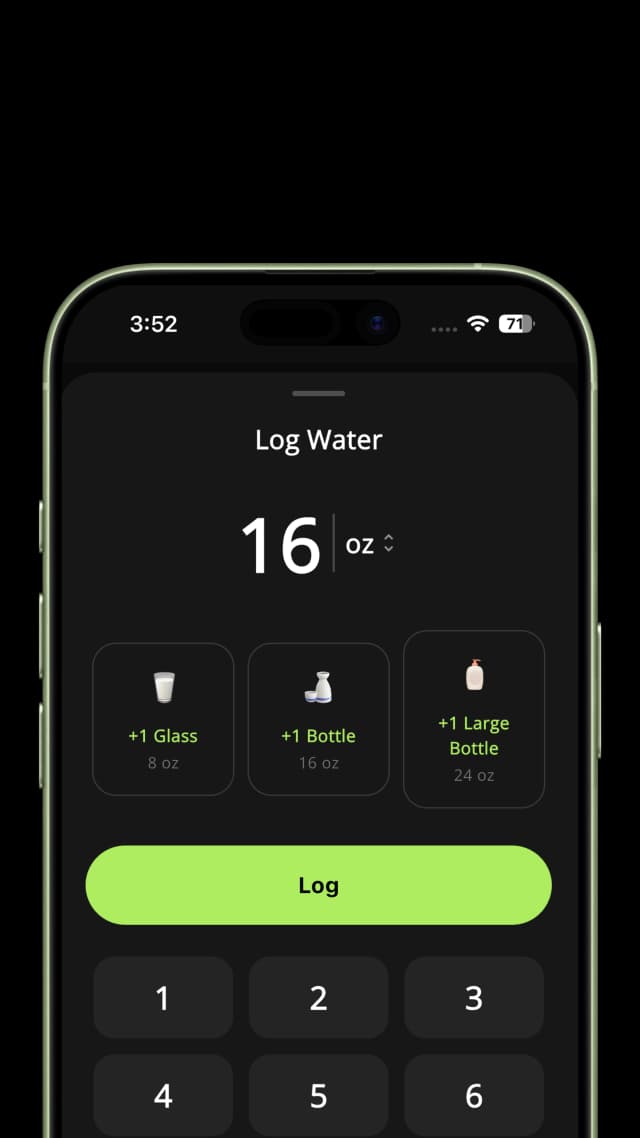 Log Water Intake