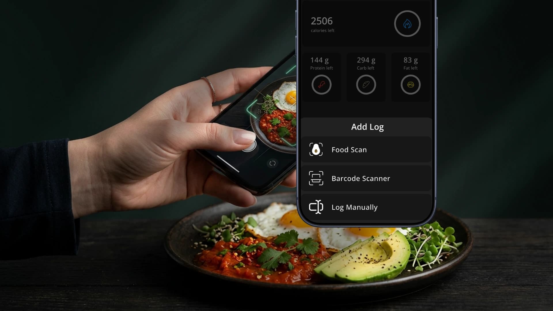 Scanning food with Leanup