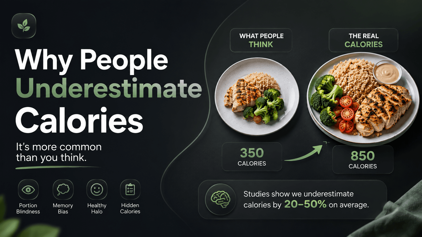 Why People Underestimate Calories