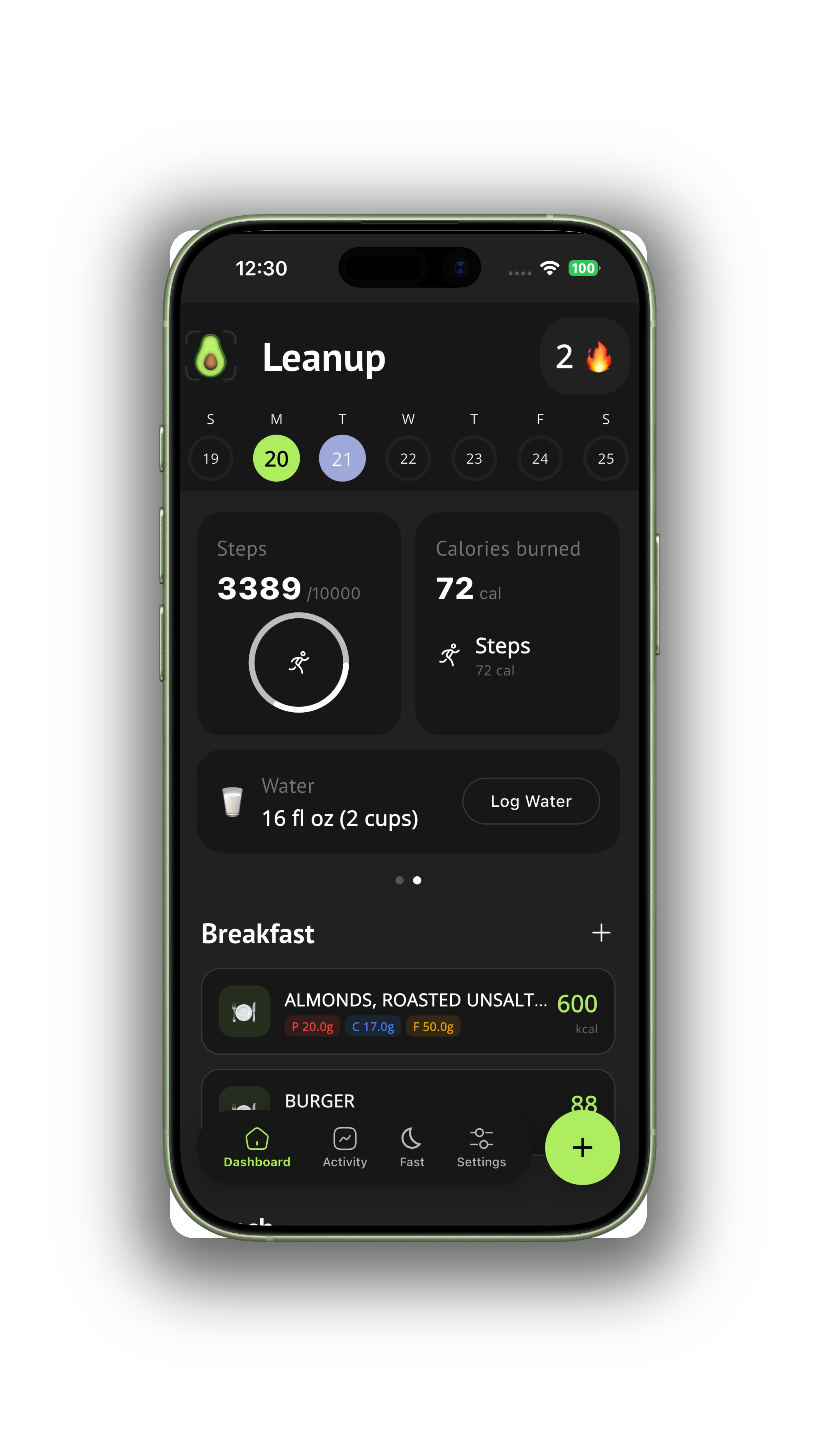 leanup dashboard